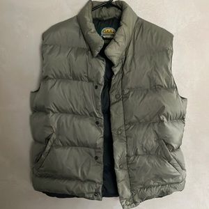 Cabela’s Premier 650 Northern Goose Down Puffer Vest Size M.